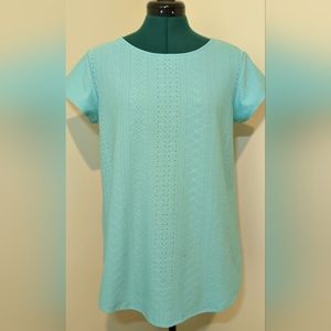 Weatherproof Vintage Sky Blue Blouse